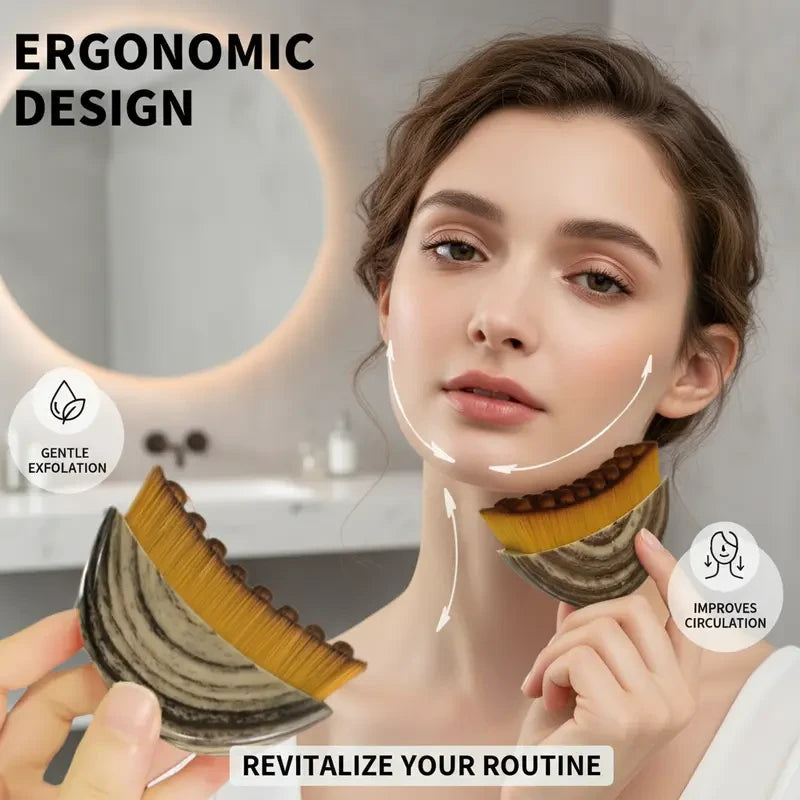 Lymphatic Contour Face Brush Facial Lymphatic Brush Contour Brush Body Massage Brush