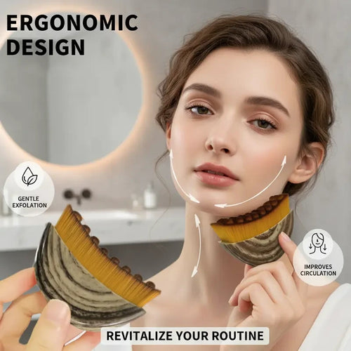 Lymphatic Contour Face Brush Facial Lymphatic Brush Contour Brush Body Massage Brush